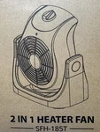 Lifeplus 2 1 Heater Combo, Portable Cooling Desk Fan, Air Circulator. Fixed Price $29.97.