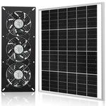 Fanspex Solar 3 Kit, Waterproofed Powered For Outdoor Chicken .... Fixed Price $80.99.