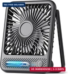 Koonie Battery Operated Desk Fan, 5'' Small Usb Portable With Max. 11H Runti. Fixed Price $25.98.
