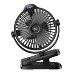 Minthouz Clip Fan - 720 Rotation Portable Small With Lcd Mini, Black. Fixed Price $37.47.
