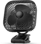 Rechargeable Portable Fan With Light, 8-INCH Battery 10 *8 Inch, Black. Fixed Price $85.35.