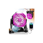 Portable Camping Fan With Led Lantern, 20000MAH Rechargeable Battery Operated.... Fixed Price $126.85.