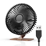 6 Inch Usb Desk Fan, 4 Speeds, Ultra-quiet, 90 Adjustment For Better Bronze. Fixed Price $30.74.