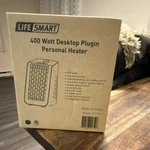 Life Smart 400W Coral Desktop Portable Heater HT1190-C Auto Shut-off Timer. Fixed Price $8.50.
