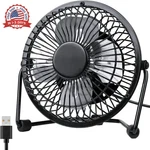 Zuvas Desk Fan Quiet Small Usb 360 Rotation Portable 2 Speed Mini. Fixed Price $21.11.