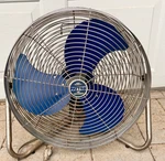 Vintage Patton 18" High Velocity Air Circulator Fan 3-SPEED Industrial Strong. Fixed Price $99.99.
