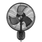 Honeywell 18" Wall Mount Outdoor Oscillating Wet Rated Airflow Fan, Matte Black. Fixed Price $299.99.