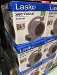 Lasko Super Fan Max SF20G Commercial Grade High Velocity Air Mover Dryer 3 Speed. Fixed Price $79.99.
