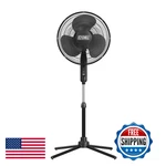 Ez-chill 16 Oscillating Pedestal Fan 3-SPEED Options 90-DEGREE Head. Fixed Price $55.06.