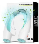 Neck Fan, 4 Speeds Adjustable Portable Personal Rechargeable, 2000 Mah. Fixed Price $34.00.