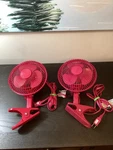 Lot Of 2 Massey 6" Clip On Portable Desk Speed Pink Preowned. Fixed Price $35.00.
