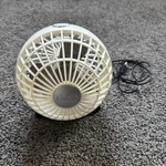 Chillout White Portable Usb Mini Desk Fan Quiet Cooling, Compact Personal. Fixed Price $14.99.