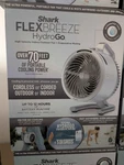 Shark Flexbreeze Hydrogo Fan, Ultra-powerful Portable Indoor & Outdoor. Fixed Price $85.00.