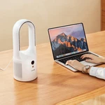 Portable Desk Bladeless Fan 6-SPEED Quiet For Bedroom & Office. Fixed Price $25.99.