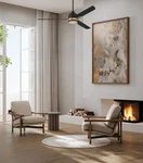Used Craftmade Lighting FUL52FBSB3 Fuller - Blade Ceiling Fan With. Fixed Price $324.28.