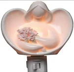 Appletree Design Angels With Flowers Plug Night Light 5-3/4-INCH Tall. Fixed Price $20.00.