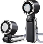Portable Handheld Fan With Ice Cooling - 5 Gear High Speed Personal Turbo Re. Fixed Price $25.99.
