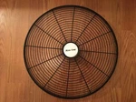 Aire One Model: FE45-E2 High Velocity Floor Fan Back Side Cover Fence 19.25 In. Fixed Price $30.00.