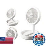 Gaiatop Foldable Small Desk Fan With Led Night Light, 6.8IN Wireless 6000MAH Bat. Fixed Price $40.20.