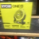 Ryobi One+ 18V Cordless Hybrid Whisper Series 7-1/2 In. Fan (tool Only). Fixed Price $40.00.