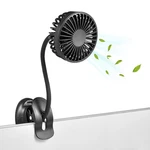 Ventilador Usb Con Clip Y Power Bank De Emergencia Cuello Flexible Lujo. Fixed Price $38.02.