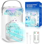 Ifty Portable Ac Unit W/remote 1.5L Tank 3 Speeds 7 Night Light White. Fixed Price $21.60.