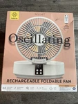 Mvmt Oscillating Rechargeable Foldable Fan With Remote. Fixed Price $44.95.