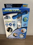 Go Fan Flip Portable Usb Charging Station / Personal Mini Rechargeable 10 Hr. Fixed Price $14.99.