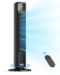Nftigb 36" Tower Fan 90 Oscillating Quiet Floor W/ Remote 12H Timer, New. Fixed Price $48.99.