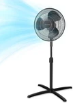 Pelonis Oscillating Pedestal Fan 16 Inch Adjustable Height Portable Black. Fixed Price $45.99.