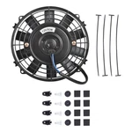Ssn 7" Electric Radiator Cooling Fan Assembly Kit, No Thermostat, Black. Fixed Price $35.42.