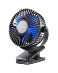 Gaiatop Portable Clip On Fan Battery 5.1 X 2.4 6.7 Inches, Black Blue. Fixed Price $21.82.