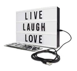 Northpoint Cinema Style 10-LED Home Decor Light Box With Large, White. Fixed Price $30.99.