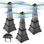 Immerrity Fly Fans For Tables 3 Pcs Foldable Outdoor Away - Black. Fixed Price $32.03.