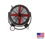 Drum Fan Commercial Dolly Mounted - 36" Hp 115/230V Ph 13,500 Cfm. Fixed Price $2345.02.