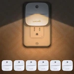 Led Night Light, Lights Plug Into Wall With NON-DIMMABLE-6 Packs, Warm White. Fixed Price $18.99.
