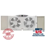 Lasko W09550 Twin Window Fan Remote 3-SPEED Reversible Thermostat New. Fixed Price $49.99.
