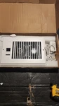 Cozzivita Ultra-quiet Register Booster Fan 6 X10" W/ High-precision Thermostat. Fixed Price $40.00.