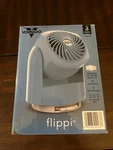 Nib Vornado Flippi V6 Compact Air Circulator Fan, Blue Tabletop Adjustable Head. Fixed Price $22.50.