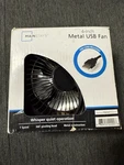 Mainstays 4 Inch Personal Metal Usb Powered Desktop Fan Black,free Standing. Fixed Price $9.95.