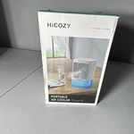 Hicozy TRICOO-S1 Portable Air Cooler Corded Electric Ultrasonic Mist White Blue. Fixed Price $24.50.