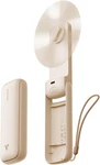 Aecooly Slim Portable Fan Usb Rechargeable Foldable Handheld Beige. Fixed Price $19.99.