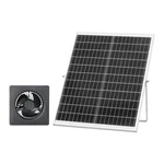 Solar Powered Fan, 25W Panel With 220 Cfm Airflow, Adjustable Angle,. Fixed Price $58.67.