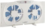 Lasko - W09560 Electrically Reversible Twin Window Fan With Bluetooth White. Fixed Price $129.95.