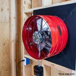 Quietcool 2940 Cfm Smart App Controlled 2-SPEED Gable Mount Attic Fan New. Fixed Price $330.24.