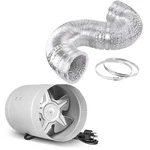 Ipower Inch Inline Booster And Feet 6'' FAN+16 Ducting, Silver. Fixed Price $46.03.
