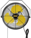 High Velocity 12" Wall Mount Fan - 2500 Cfm, 3 Speeds, IP44 For Industrial Use. Fixed Price $92.99.