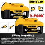 Pack 6.0AH For Dewalt Volt Max Lithium Battery DCB206 DCB207-2. Fixed Price $48.99.