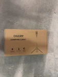Ogery Rechargeable 10000MAH Camping Light With Stand 6.5 Ft Max Height, Black. Fixed Price $59.99.