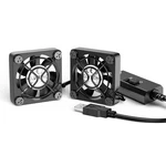 Eluteng Dual Usb Fan With 3 Speeds Adjustable 5V Pc Max 5500RPM 40MM.... Fixed Price $22.01.